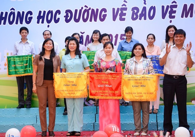 Trường em xanh, sạch, đẹp