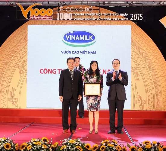 Vinamilk giữ ngôi đầu bảng xếp hạng VNR500