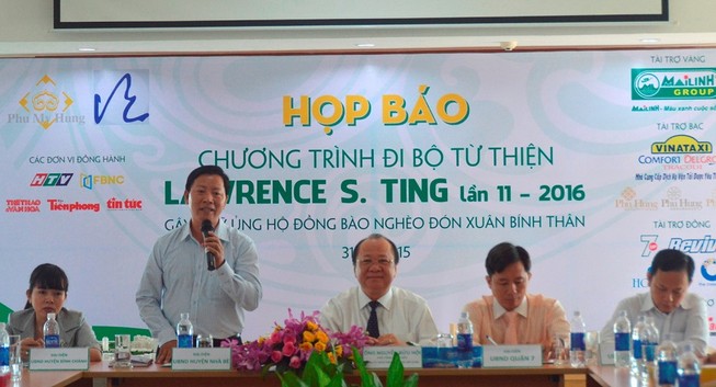 Tham gia đi bộ vì đồng bào nghèo