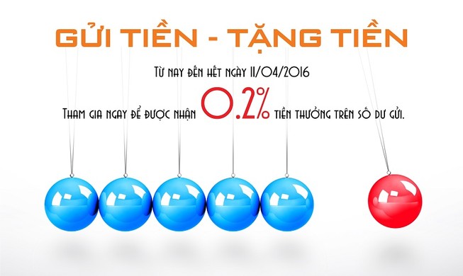 “Gửi tiền, tặng tiền” tại Sacombank