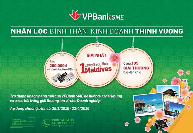 VPBank tặng cơ hội du lịch Maldives cho khách hàng