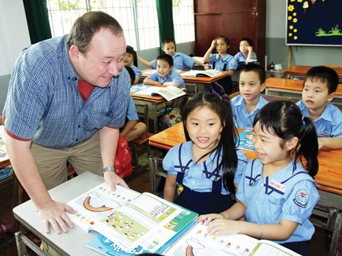 TP.HCM: Vận động 100% học sinh lớp 1 học tiếng Anh