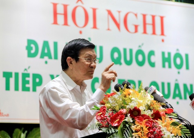Chủ tịch nước nêu rõ phi lý của Trung Quốc biến đảo chìm thành đảo nổi