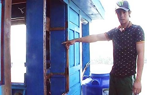 Động viên ngư dân bị tàu Trung Quốc tấn công