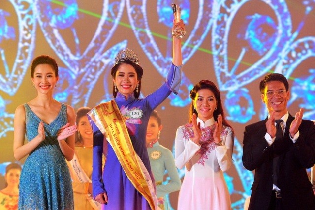 Nguyễn Thị Lệ Nam Em thi Hoa hậu Hoàn vũ Việt Nam 2015