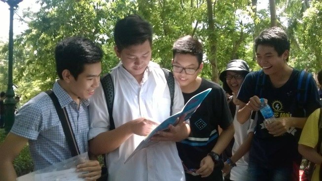 Thí sinh hớn hở vì đề Địa lý 'trúng tủ'