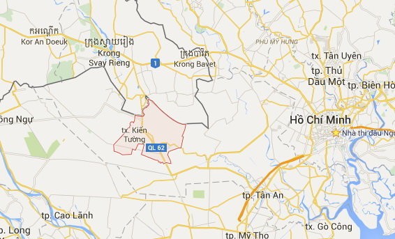 Thực địa tại khu vực xảy ra vụ xô xát ở biên giới Việt Nam - Campuchia