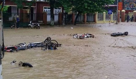 Cảnh báo lở đất, úng ngập tại Quảng Ninh, Bắc Giang, Lạng Sơn