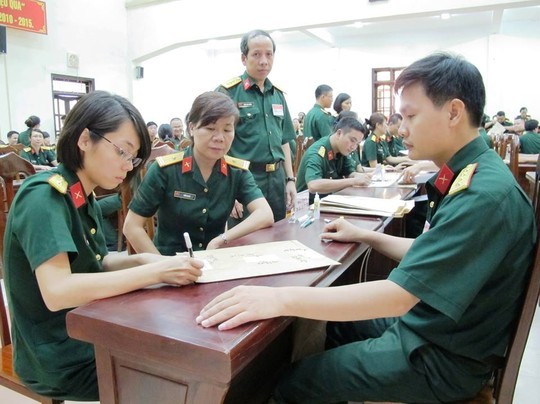 Điểm chuẩn hệ quân sự các trường quân đội