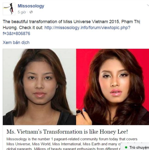 Phạm Hương bị 'tố' phẫu thuật thẩm mỹ