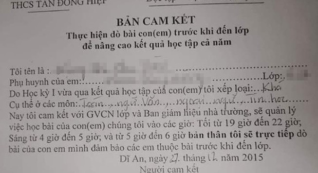 Phòng giáo dục ngã ngửa vì trường bắt phụ huynh kèm con từ 4 giờ sáng!