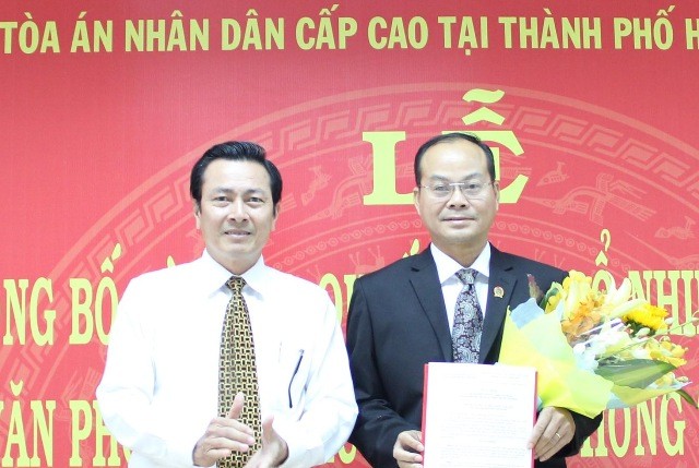Nhân sự mới TAND Cấp cao tại TP.HCM