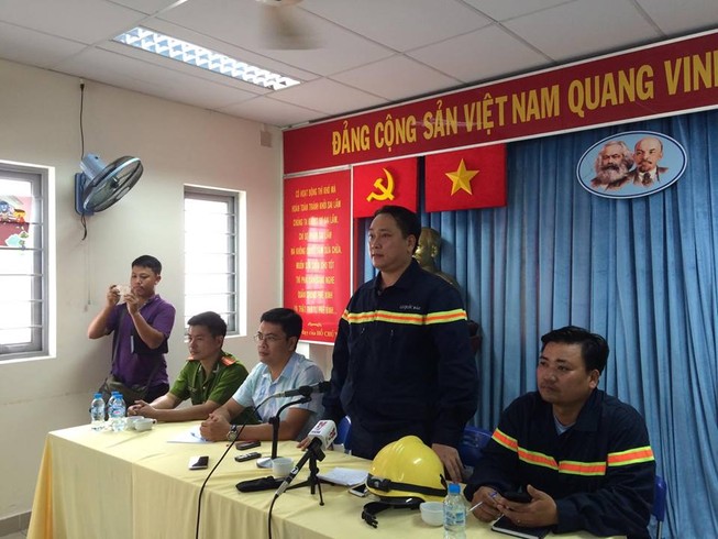 Họp báo nhanh sau vụ cháy lớn ở Cống Quỳnh