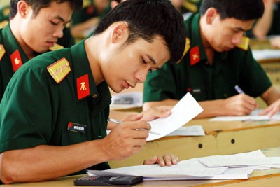 Công bố chỉ tiêu tuyển sinh các trường quân đội