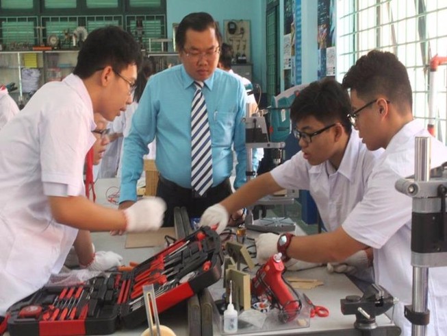 'Choáng' với phòng thực hành STEM của trường Lê Quý Đôn