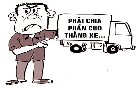 Chia phần ăn trộm cho chiếc... xe tải