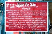 Diễn biến mới vụ phường tịch thu nội quy quán bún bò 'bá đạo'