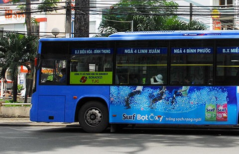 Đề án quảng cáo trên xe buýt: Ì ạch!