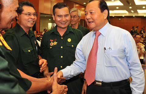 Lãnh đạo TP.HCM gặp mặt cựu chiến binh tiêu biểu