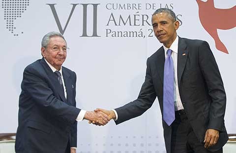 Ngày lịch sử của Obama và Castro