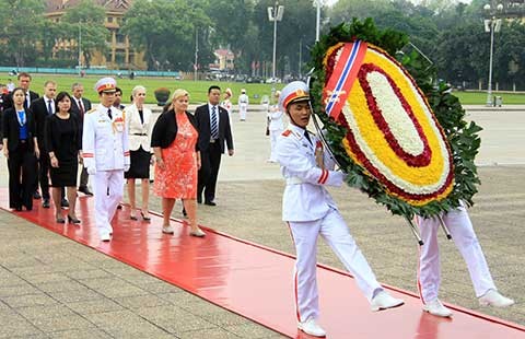 Thủ tướng Nguyễn Tấn Dũng hội đàm Thủ tướng Na Uy