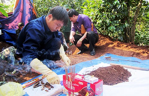 Hơn 50 bộ hài cốt liệt sĩ và lòng dân