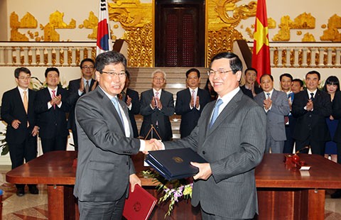 Việt Nam-Hàn Quốc ký kết Hiệp định Thương mại tự do