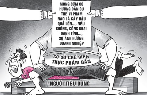 Công khai danh tính cơ sở thực phẩm sai phạm?