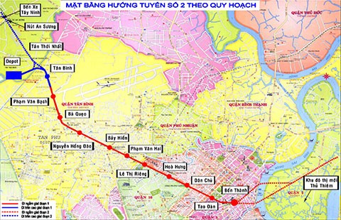 Di dời gần 800 hộ dân để xây metro số 2