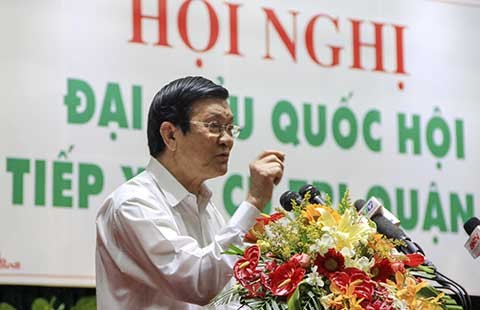 Chủ tịch nước: Dứt khoát không nhân nhượng về chủ quyền!