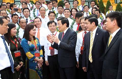 Chủ tịch nước gặp mặt các điển hình tiên tiến ngành dầu khí