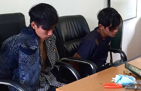 Trộm xe bị bắt khi quay lại tìm ‘đồ nghề’