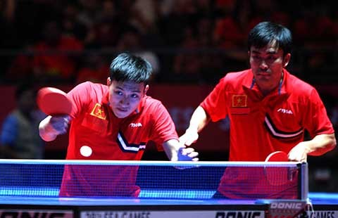 Bóng bàn: Đôi Tuấn Quỳnh - Anh Tú xuất sắc vào bán kết