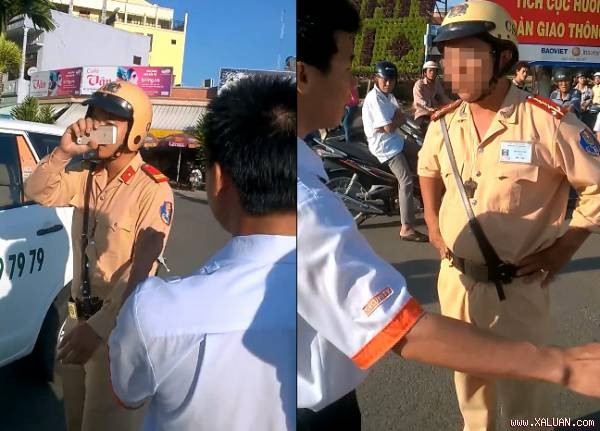 CSGT được dùng điện thoại quay người vi phạm?