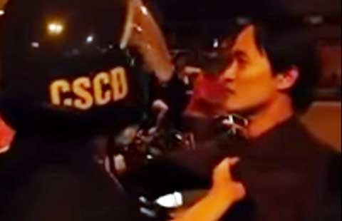 Xác minh clip CSCĐ túm cổ áo người dân