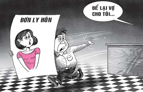 Thôi bỏ vợ vì một câu nói của quan tòa