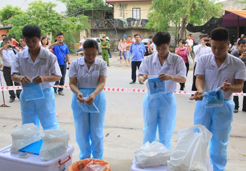 Hà Nội diễn tập tình huống ứng phó với MERS-CoV