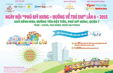 Ngày hội Phú Mỹ Hưng - hướng về trẻ em lần 6-2015