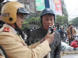 Phạt nhiều trường hợp nồng độ cồn vượt ngưỡng cho phép
