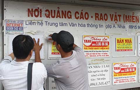 Để việc dán tờ rơi vào ... quy củ!