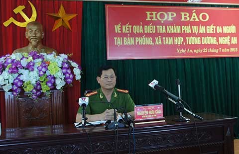 Vụ thảm sát ở Nghệ An: Mâu thuẫn bột phát, dùng dao giết người