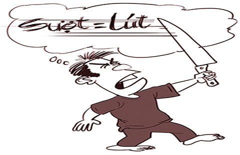 Đâm sượt rốn mà tưởng là ‘lút cán’