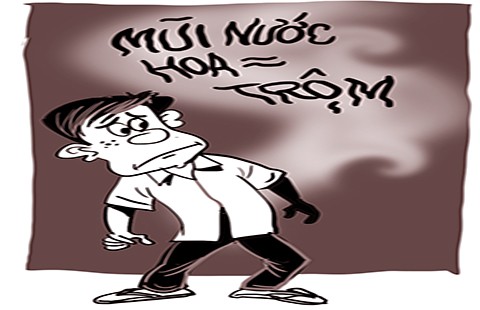 Bị bắt vì mùi nước hoa