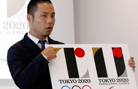 Logo Olympic 2020 bị tố là ‘đạo logo’