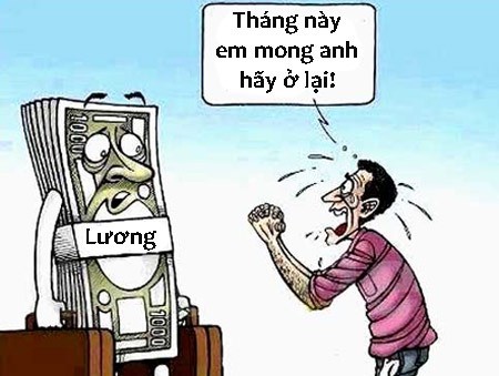 Lương như… ‘bò chét nhét miệng hùm’