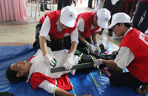 TP.HCM: Hàng trăm người tham gia tập huấn sơ cấp cứu