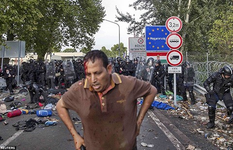 Bạo động ở biên giới Hungary