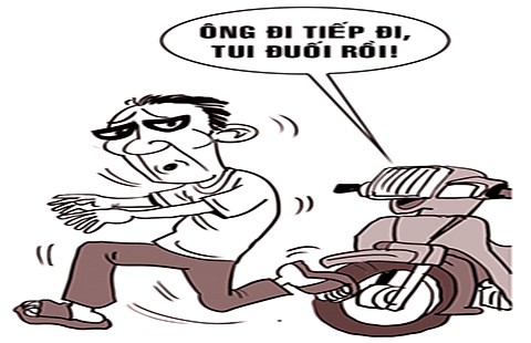 Tác dụng không ngờ khi xe… hết xăng