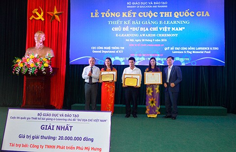 Thiết kế bài giảng E-Learning với chủ đề ‘Dư địa chí Việt Nam’