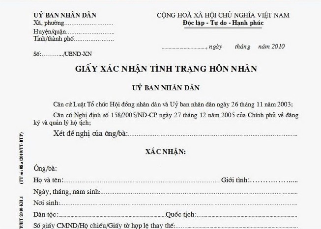 Công chứng nhà đất gặp khó với giấy xác nhận độc thân